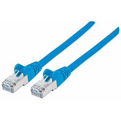 Network Cable, Cat6 compatible, CCA, U/UTP, PVC, 3 m, Blue