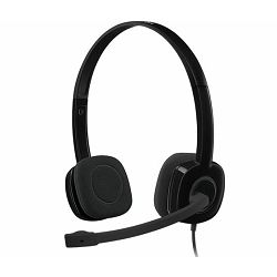 Slušalice Logitech H151 black