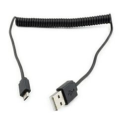 Roline USB2.0 kabel TIP A(M) na Micro B(M), spiralni, 1.0m