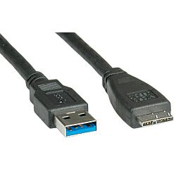 Roline USB3.0 kabel TIP A(M) - Micro A(M), 2.0m