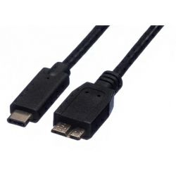 Roline USB3.1 kabel TIP C-microB M/M, 0.5m