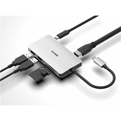 D-Link 6-in-1 USB-C Hub, DUB-M610