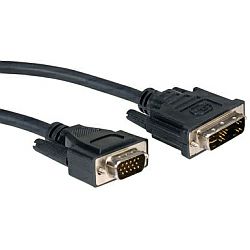 Roline DVI kabel, DVI-A (12+5) M na HD15 M, 2.0m