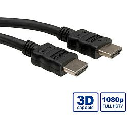 Roline HDMI kabel sa mrežom, HDMI M - HDMI M, 5.0m