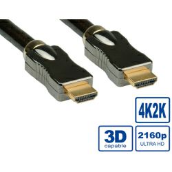 Roline HDMI Ultra kabel sa mrežom, HDMI M - HDMI M, 3.0m
