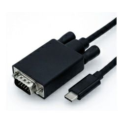 Roline USB3.1 USB-C - VGA kabel, M/M, 1.0 m