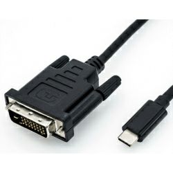 Roline USB3.1 USB-C - DVI kabel, M/M, 1.0 m