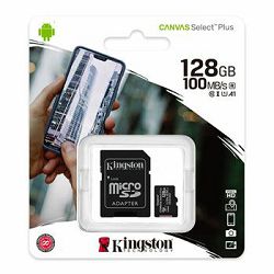 Memorijska kartica  Kingston SD MICRO 128GB Class 10 UHS-I Plus