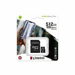 Memorijska kartica  Kingston SD MICRO 512GB Class 10 UHS-I Plus