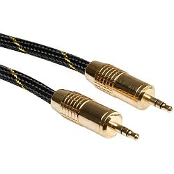 Roline GOLD Audio kabel 3.5mm Stereo, M/M, 2.5m