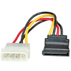 Roline naponski kabel, 4-pin HDD na SATA (90°), 10cm