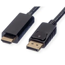 Roline DisplayPort kabel, DP - UHDTV, M/M, 2.0m, crni