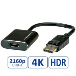 Roline adapter DisplayPort(M) na HDMI(F) v1.4, aktivni, 4K@60Hz