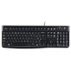 Logitech K120 OEM tipkovnica, USB, crna (920-002642)