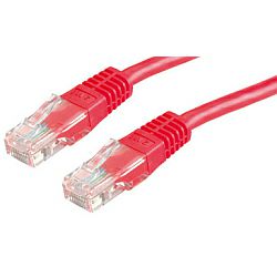 Roline UTP mrežni kabel Cat.5e, 1.0m, crveni