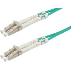 Roline optički mrežni kabel LC-LC, 50/125 OM3 duplex, 3.0m, tirkizni
