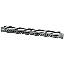 Roline Cat.5e 19" Patch Panel 24-porta UTP, crni