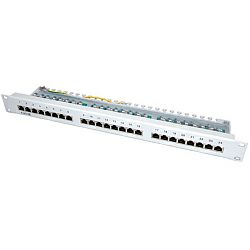 Roline VALUE Cat.5e 19" Patch Panel 24-porta STP, sivi