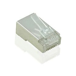 Roline VALUE STP Cat.5e konektor RJ-45 8/8, ravni (pakiranje 10 kom.)