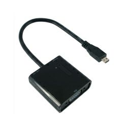 Roline VALUE adapter Micro HDMI(M) - VGA(F), 0.15m