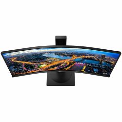 Monitor LED Philips 345B1C/00, B-line, 34, 3440x1440, 21:9, VA, 5ms, 100Hz, 300nits, HDMI/DP/USB HUB, 5Wx2, Black, 3 Years