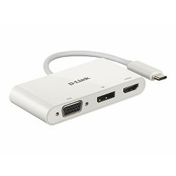 D-LINK USB-C 3-port video adapter HDMI