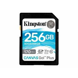 KINGSTON 256GB SDXC Canvas Go Plus 170R