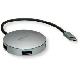 Roline USB3.0 TIP-C Hub 4-portni