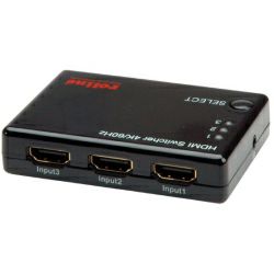 Roline 4K HDMI preklopnik, 3-way + daljinski upravljač