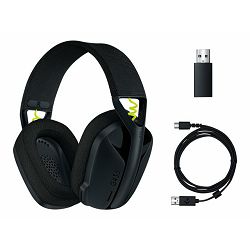 LOGI G435 LightSpeed Headset Black