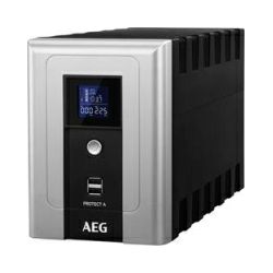 AEG UPS Protect A 1600VA/960W, Line-Interactive, AVR, Data line/network protection, USB/RS232, LCD