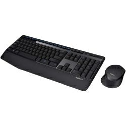 Logitech MK345 bežična tipkovnica+miš, USB, crna (920-006489)