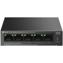5-Port Gigabit Desktop Switch with 4-Port PoE+