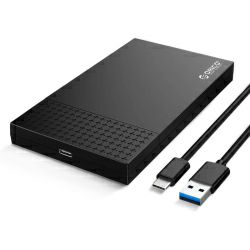 Orico vanjsko kućište 2.5" SATA HDD/SSD do 9.5 mm, tool free, USB-C, crno (ORICO 2526C3-BK-EP)