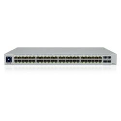 Ubiquiti UniFi Managed 48-port Gigabit PoE+ Switch, 4×10G SFP+, Touchscreen LCD, Rackmount, 600W (USW-PRO-48-POE-Gen2)