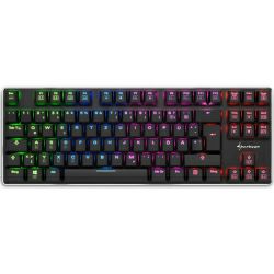 Sharkoon PureWriter TKL RGB, igraća mehanička tipkovnica, Kailh plavo, USB