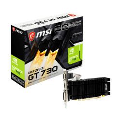 MSI GeForce GT730 2GB GDDR3, PCIe, HDMI/VGA/DVI, Low Profile + LP bracket (N730K-2GD3H/LP V1) 
