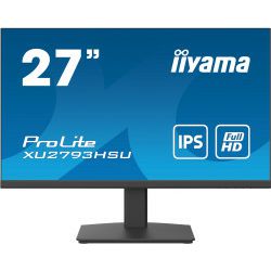 IIYAMA 27" ProLite XU2793HSU-B4 16:9 Full HD (1920×1080) IPS LED, 4ms, 300cd/m2, VGA/HDMI/DP, USB3.0×2, HDCP, zvučnici, crni