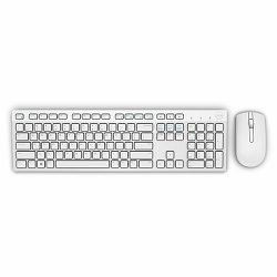Dell Keyboard and Mouse Wireless KM636, White, UK (QWERTY), HR press