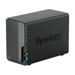 Synology DS224+ DiskStation 2-bay All-in-1 NAS server, 2.5"/3.5" HDD/SSD podrška, Hot Swappable HDD, Wake on LAN/WAN, 2GB, 2×1GbE