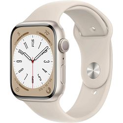 Smartwatch Apple Watch 8 Alu Case 45mm starlight EU
