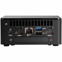ASUS NUC 12 Pro Kit NUC12WSHi5, Core i5-1240P Processor, 4xUSB, M.2 22x80 NVMe; 22x42 SATA, 2.5 SATA slot, 2,5Gbe LAN, 2xHDMI, 2x Thunderbolt 4 (USB-C+DP),  EU cord, single unit, EAN:5032037248846