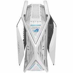 ASUS ROG Hyperion GR701 E-ATX Gaming case White, 420 mm dual radiator support, four 140 mm fans, metal GPU holder, component storage, ARGB fan hub, Aura Sync, Dual USB Type-C ports, 60W fast charging