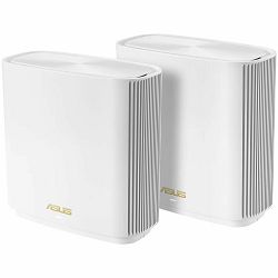 ASUS ZenWiFi XT8 V2 White (2-pack) AX6600 Tri-Band WiFi 6 (802.11ax) Mesh System, Easy Setup & Management, Whole-home Coverage, Flexible Network Naming, AiProtection Pro with Advanced Parental Control