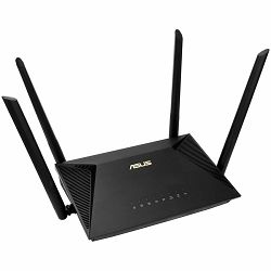 ASUS RT-AX1800U Dual-Band WiFi 6 (802.11ax) Router supporting MU-MIMO and OFDMA technology, with AiProtection Classic network security powered by Trend Micro, compatible with ASUS AiMesh WiFi system