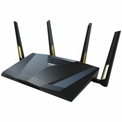 ASUS RT-AX88U Pro AX6000 Dual-Band WiFi 6 (802.11ax) Router, Dual 2.5G Port, 2.0 GHz Quad-core CPU, AiProtection Pro, WPA3, Parental Control, Adaptive QoS, Port Forwarding, WAN aggregation, free netwo