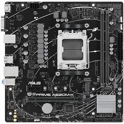 ASUS PRIME A620M-K AM5 mATX MB - AMD A620 2xDIMM DDR5 1xM.2 4xSATA PCIe 4.0 1Gb Ethernet 1xD-SUB 1xHDMI Aura Sync RGB Lighting