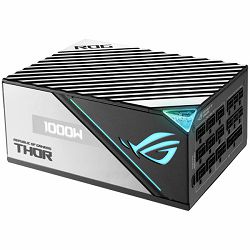 ASUS ROG Thor 1000W Platinum II PSU, PCIe Gen 5.0 ready, Fully modular, 80 Plus Platinum, Lambda A++, ROG heatsinks, 135mm Axial-tech fan with PWM control, Dual ball fan bearings, 0dB Technology, OLED