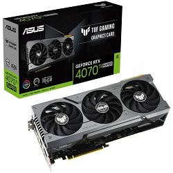 ASUS Video Card NVidia TUF Gaming GeForce RTX 4070 Ti SUPER 16GB GDDR6X VGA with DLSS 3, lower temps, and enhanced durability, PCIe 4.0, 2xHDMI 2.1a, 3xDisplayPort 1.4a