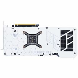ASUS Video Card NVidia TUF Gaming GeForce RTX 4070 Ti SUPER White OC Edition 16GB GDDR6X VGA with DLSS 3, lower temps, and enhanced durability, PCIe 4.0, 2xHDMI 2.1a, 3xDisplayPort 1.4a